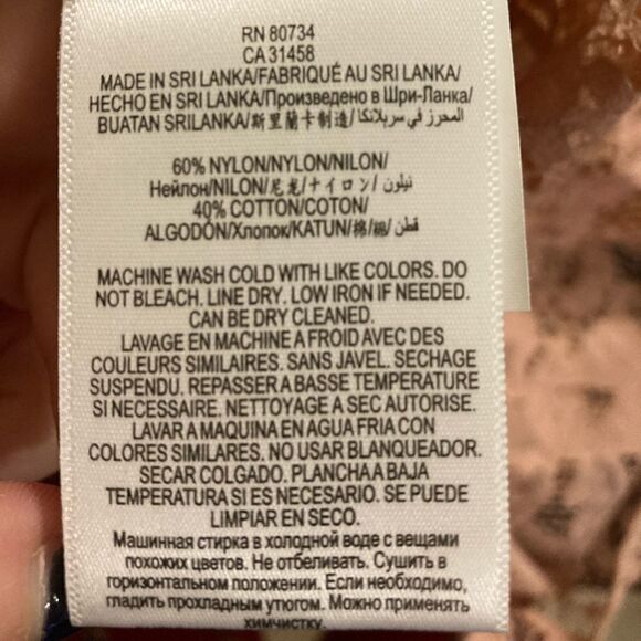 BCBGeneration pink lace tank  - Picture 5 of 5